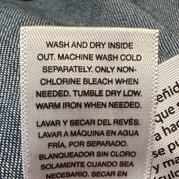 NWT Scoop XS denim tie-neck dress - Picture 7 of 8